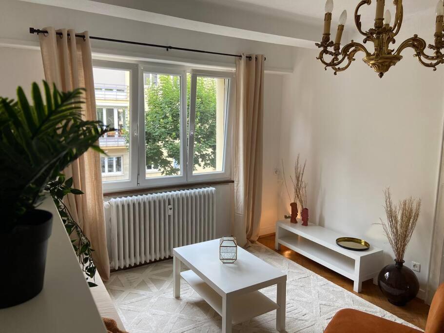 Apartamento Charismatique Orangerie-10Min Parlement Eu-Wifi-Tv Estrasburgo Exterior foto